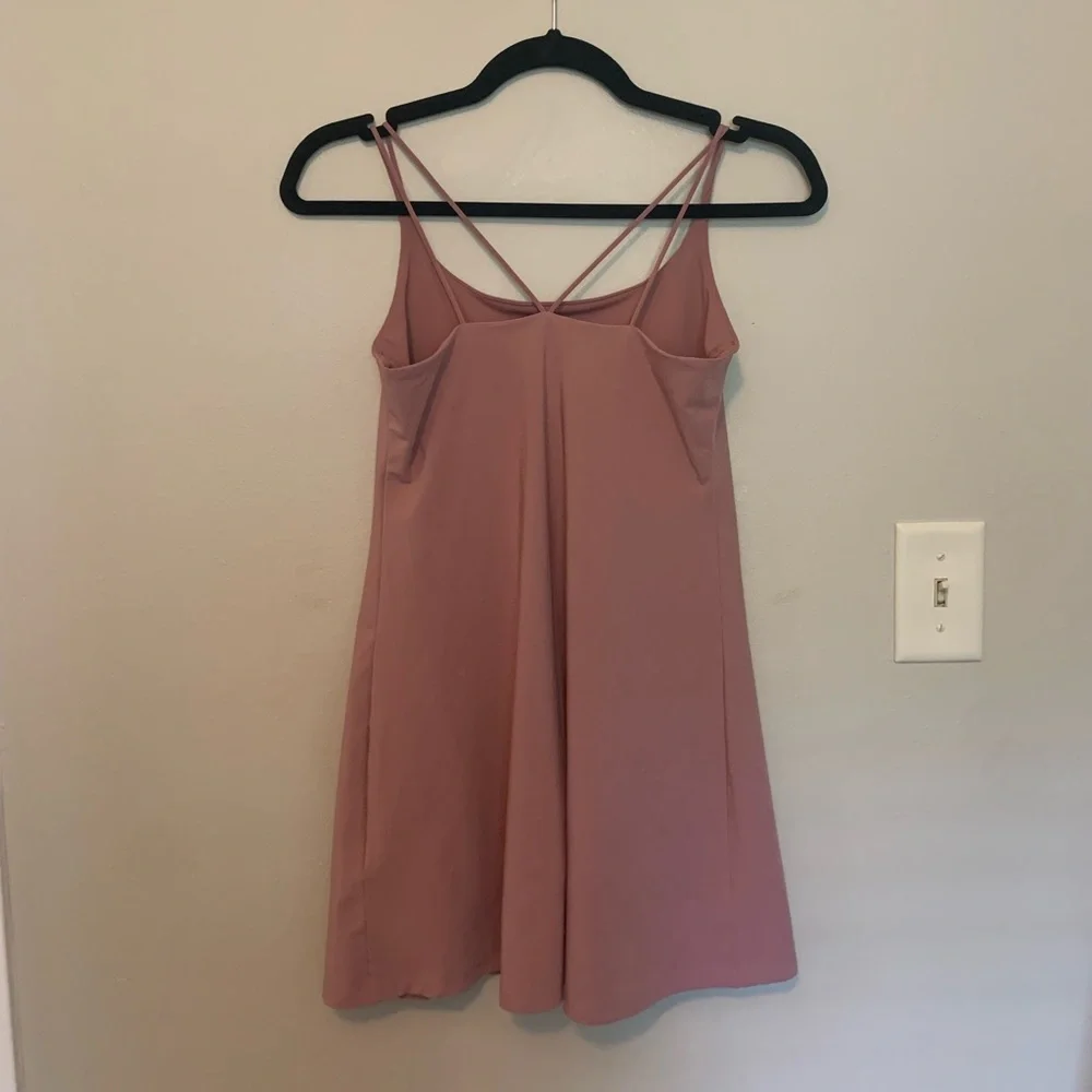 Abercrombie & Fitch Traveler Mini Dress in Mauve XSP - Picture 3 of 4
